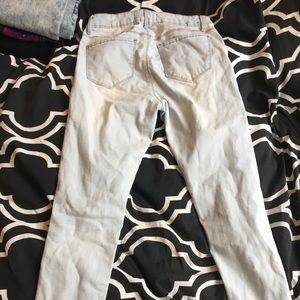 Light wash jeans